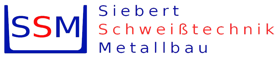 Logo Siebert Schweißtechnik und Metallbau (SSM), Bad Berka